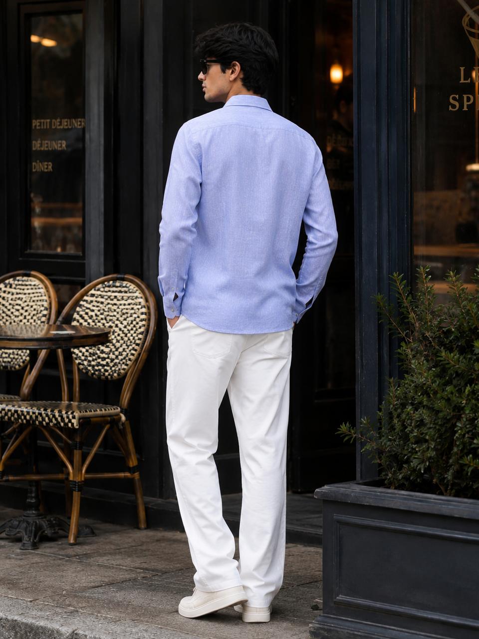 cotton linen shirts - Image 5